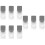 9 Pcs Door Stop Baby White Protection Abs 7