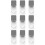 9 Pcs Door Stop Baby White Protection Abs 8