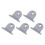 10 Pcs Awning Hooks Ring String Clothes Supplies For Touring Car Grey 2