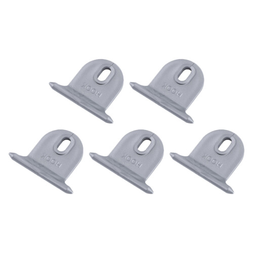 10 Pcs Awning Hooks Ring String Clothes Supplies For Touring Car Grey 1