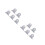 10 Pcs Awning Hooks Ring String Clothes Supplies For Touring Car Grey 9
