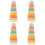 4 Sets Colored Stackable Silicone Ring Baby Stacking Toy 4