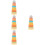 4 Sets Colored Stackable Silicone Ring Baby Stacking Toy 6