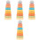4 Sets Colored Stackable Silicone Ring Baby Stacking Toy 3
