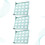 9Pcs Clothes Folding Board Plastic T-Shirt Pants Organizer Light Green 11