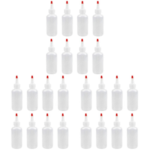 24 Pcs Multi-Functional Glue Bottle Tip Applicator 120Ml Plastic Squeeze 1