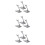 9 Pcs Plastic Airplane Display Stands Desktop Holder 10