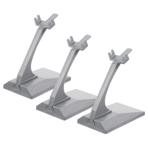 9 Pcs Plastic Airplane Display Stands Desktop Holder 2