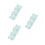 9Pcs Clothes Folding Board Plastic T-Shirt Pants Organizer Light Green 5