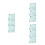 9Pcs Clothes Folding Board Plastic T-Shirt Pants Organizer Light Green 6