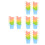 80 Pcs Disposable Anti Scalding Coffee Cup Holders Random Color 11