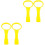 2 Pairs Infant Pull Up Rings For Walking Exercise 5