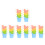 80 Pcs Disposable Anti Scalding Coffee Cup Holders Random Color 10