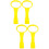 2 Pairs Infant Pull Up Rings For Walking Exercise 9