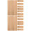 20 Pcs Unfinished Bamboo Bookmarks Rectangular Cutouts Crafts 6