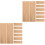 20 Pcs Unfinished Bamboo Bookmarks Rectangular Cutouts Crafts 4