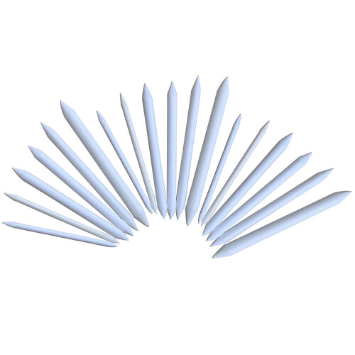 36Pcs White Blending Stumps for Drawing Paper Tortillon Sketch Tools