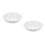2 Pcs Lace Ceramic Pizza Baking Tray For Microwave 7