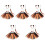 5Ensembles Kit Cosplay Oreilles Queue Colorés Accessoires 4