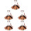 5Ensembles Kit Cosplay Oreilles Queue Colorés Accessoires 7