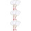 9 Pcs Decorative Painting Fan Hand Blank Diy Drawing Accessory 8