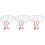 9 Pcs Decorative Painting Fan Hand Blank Diy Drawing Accessory 4