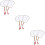 9 Pcs Decorative Painting Fan Hand Blank Diy Drawing Accessory 9