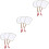 9 Pcs Decorative Painting Fan Hand Blank Diy Drawing Accessory 5
