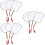 9 Pcs Decorative Painting Fan Hand Blank Diy Drawing Accessory 7