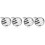 4 Pcs Men Cufflinks Studs Piano Pattern For Suit Shirts 4