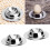 6 Pcs Stainless Steel Egg Holder Stand For Boiled Eggs Breakfast 10