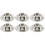 6 Pcs Stainless Steel Egg Holder Stand For Boiled Eggs Breakfast 4