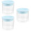 3Pcs Hydroponic Cat Plant Planter Sky-Blue Durable Plastic Box 9