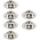 6 Pcs Stainless Steel Egg Holder Stand For Boiled Eggs Breakfast 7