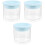 3Pcs Hydroponic Cat Plant Planter Sky-Blue Durable Plastic Box 5