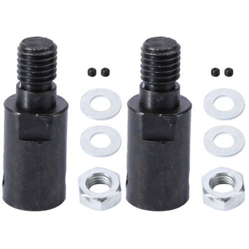 2 Pcs M10 5mm Hole Shaft Coupler Sleeve Adapter 1