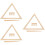 3 Sets Weaving Loom Triangle Weave Board Handcraft Tool 8