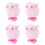 8 Pcs Clockwork Stuffed Rabbit Plush Wind Up Hopping Toy For Kids 1