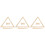 3 Sets Weaving Loom Triangle Weave Board Handcraft Tool 5