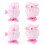 8 Pcs Clockwork Stuffed Rabbit Plush Wind Up Hopping Toy For Kids 8