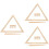 3 Sets Weaving Loom Triangle Weave Board Handcraft Tool 7