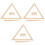 3 Sets Weaving Loom Triangle Weave Board Handcraft Tool 4