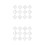 24 Pcs Creative Christmas Painting Stencils White 8