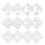 24 Pcs Creative Christmas Painting Stencils White 2