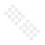 24 Pcs Creative Christmas Painting Stencils White 6