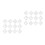 24 Pcs Creative Christmas Painting Stencils White 5