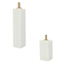 6Pcs Aquarium Oxygen Pump Air Stone White Corundum Bubble Stone