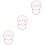 3Pcs Pacifier Holder Case Portable Storage Container For Travel 7