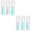 6Pcs Green Silicone Contact Lens Sticks Bulk Practical Travel Use 8