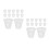 24 Pcs Hydroponics Net Pots Basket Mesh Cups For Hydroponic Garden 6